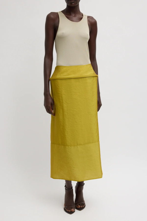 Tibi Chassis Hoop Pencil Skirt - Black