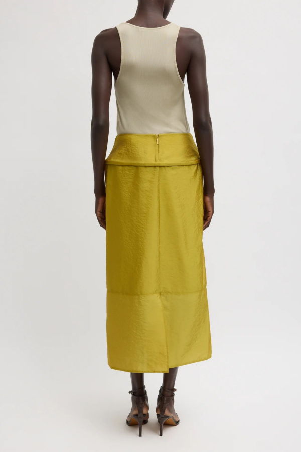 Tibi Chassis Hoop Pencil Skirt - Black