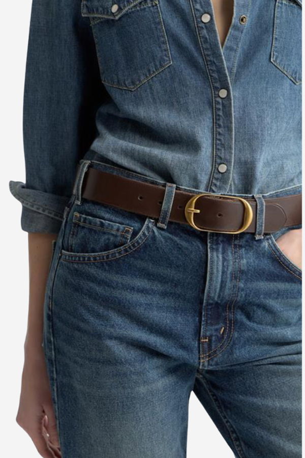 Nili Lotan Nili Belt - Vintage Brown