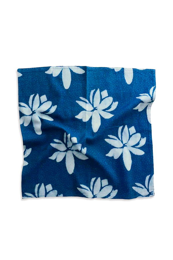 Ichcha Blue Lotus Napkin Set of 4