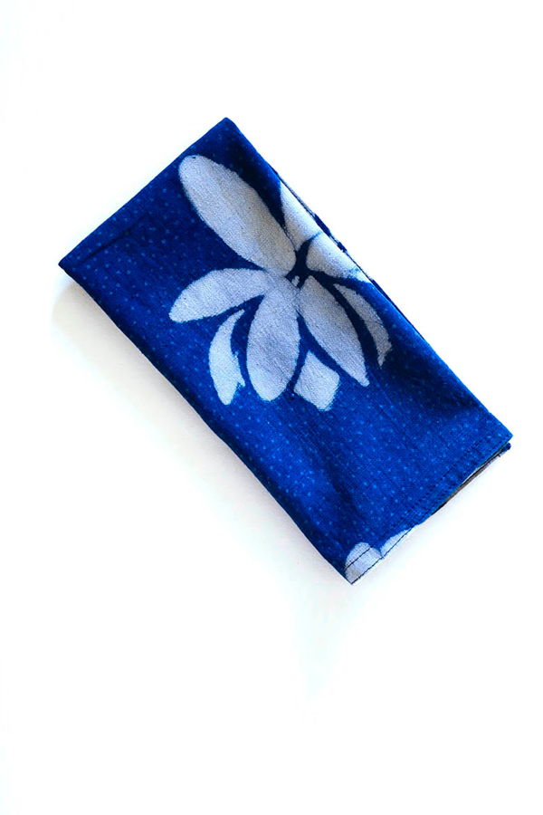 Ichcha Blue Lotus Napkin Set of 4