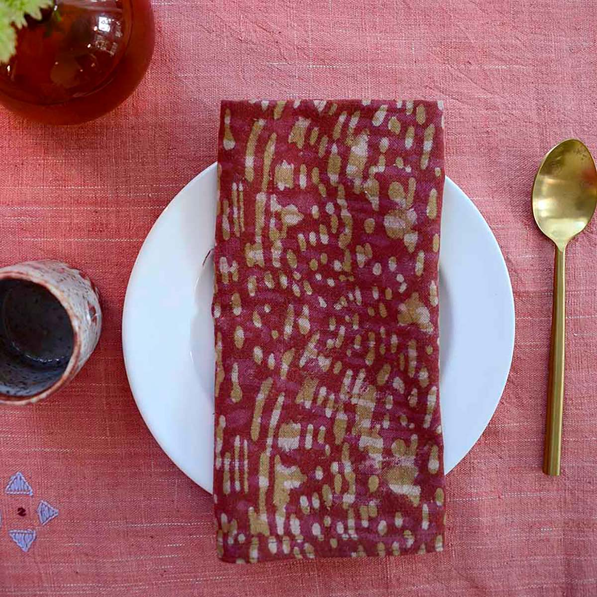 Ichcha Rustic Handmade Cotton Napkins (Set of 4) - Image 2 of 8