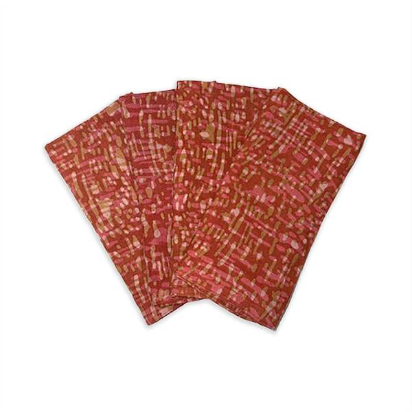 Ichcha Rustic Handmade Cotton Napkins (Set of 4)