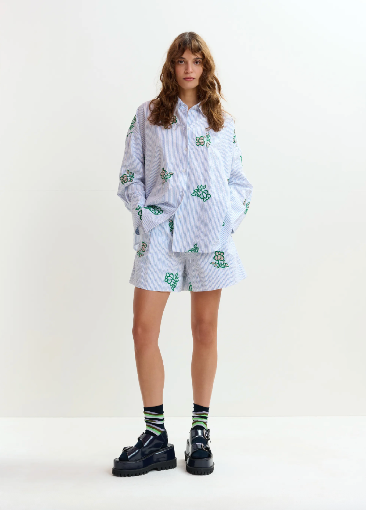 Essentiel Antwerp Jalinki Embroidered Shirt - Image 2 of 7