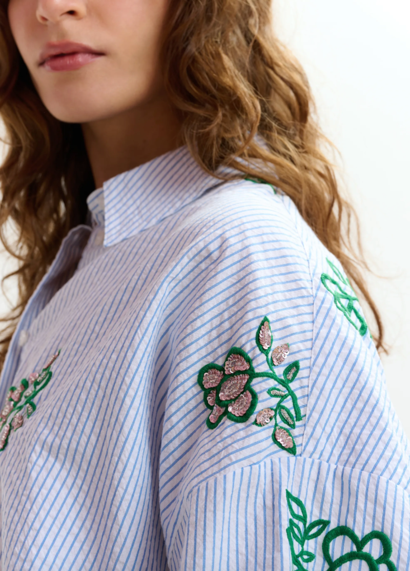 Essentiel Antwerp Jalinki Embroidered Shirt