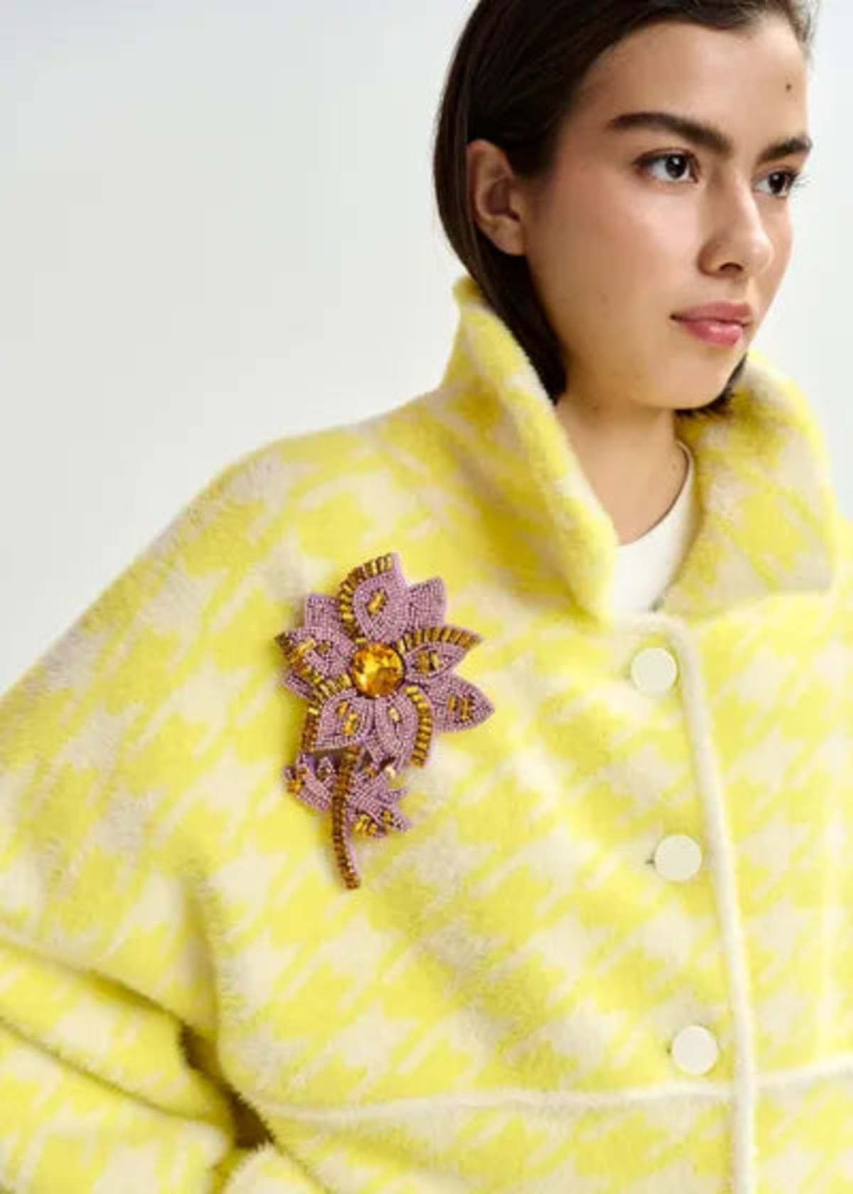 Essentiel Antwerp Jamazing Big Flower Brooch - Image 1 of 2