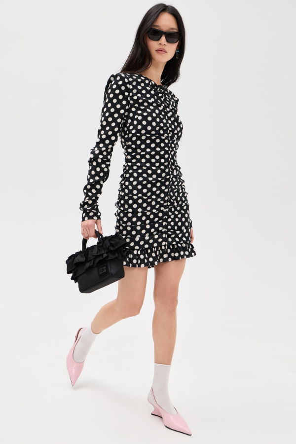 Essentiel Antwerp Jast Ruched Mini Dress