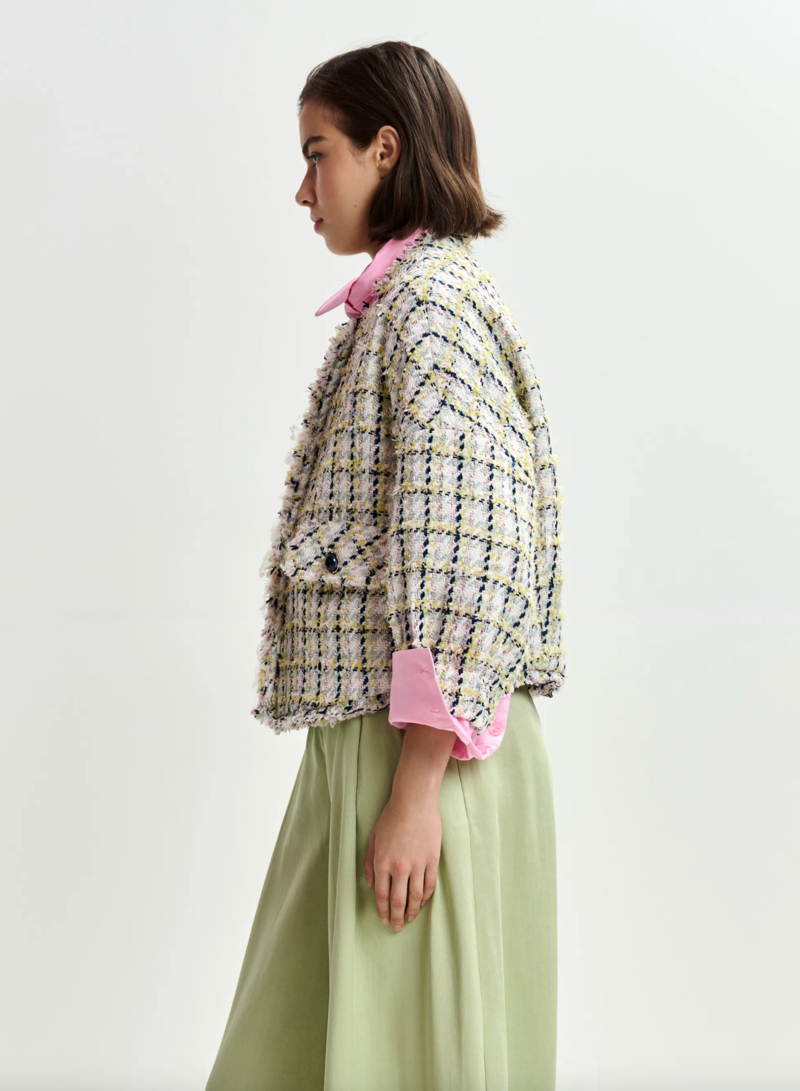 Essentiel Antwerp Jayden Boxy Cropped Jacket