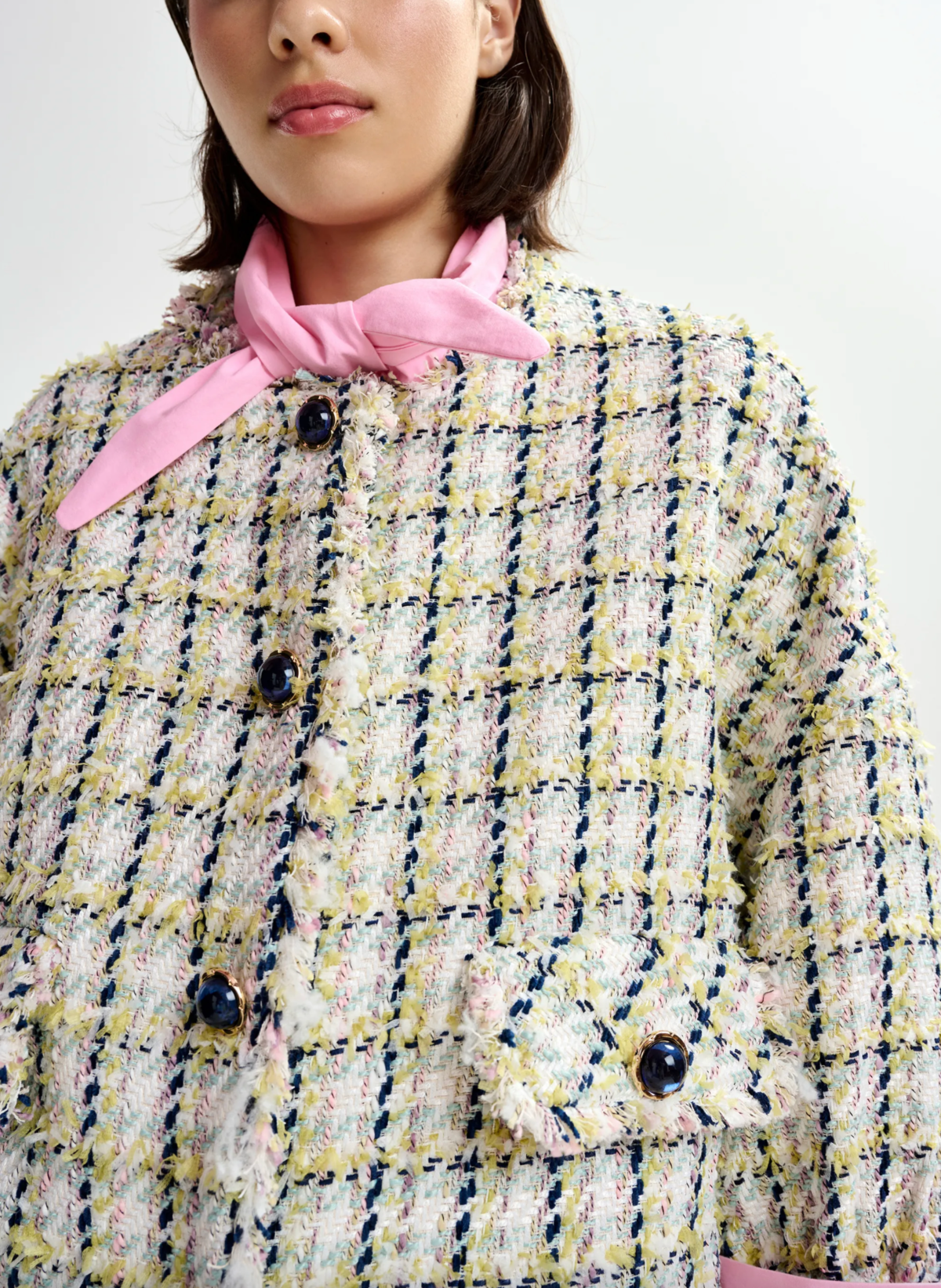 Essentiel Antwerp Jayden Boxy Cropped Jacket - Image 5 of 6