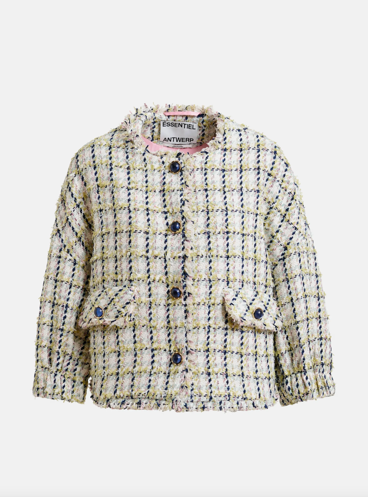 Essentiel Antwerp Jayden Boxy Cropped Jacket - Image 6 of 6