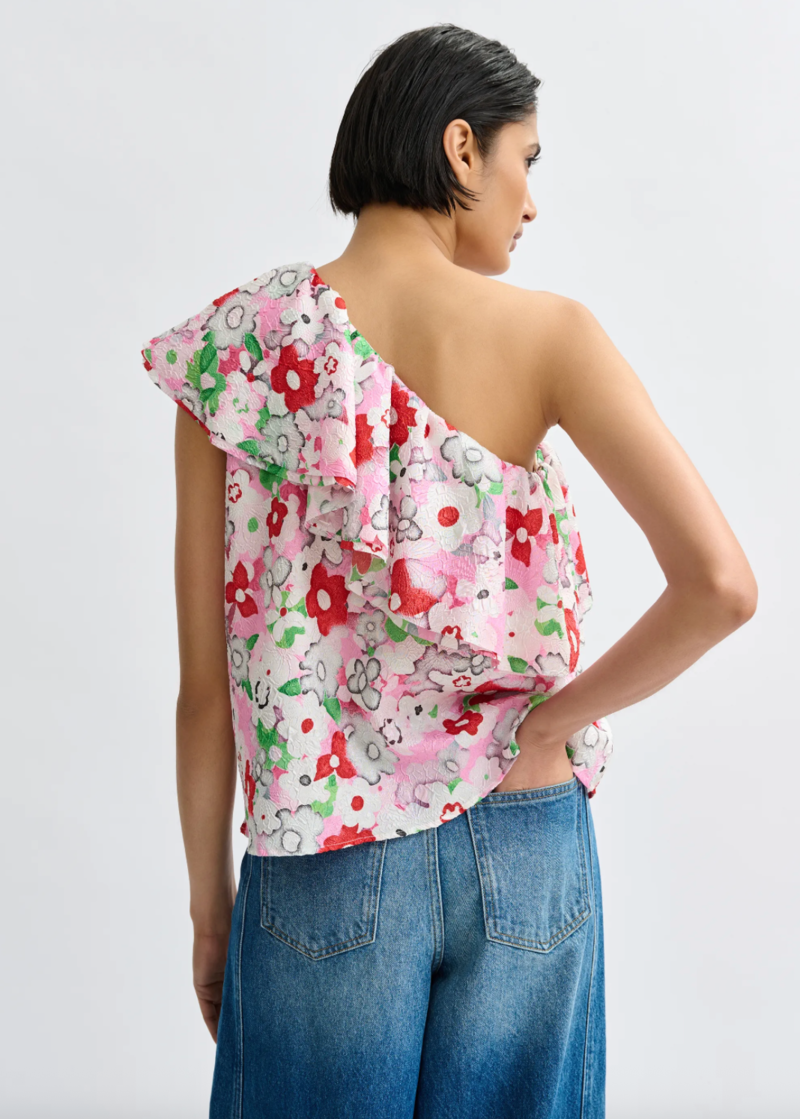 Essentiel Antwerp Jiland Asymmetric Ruffle Top