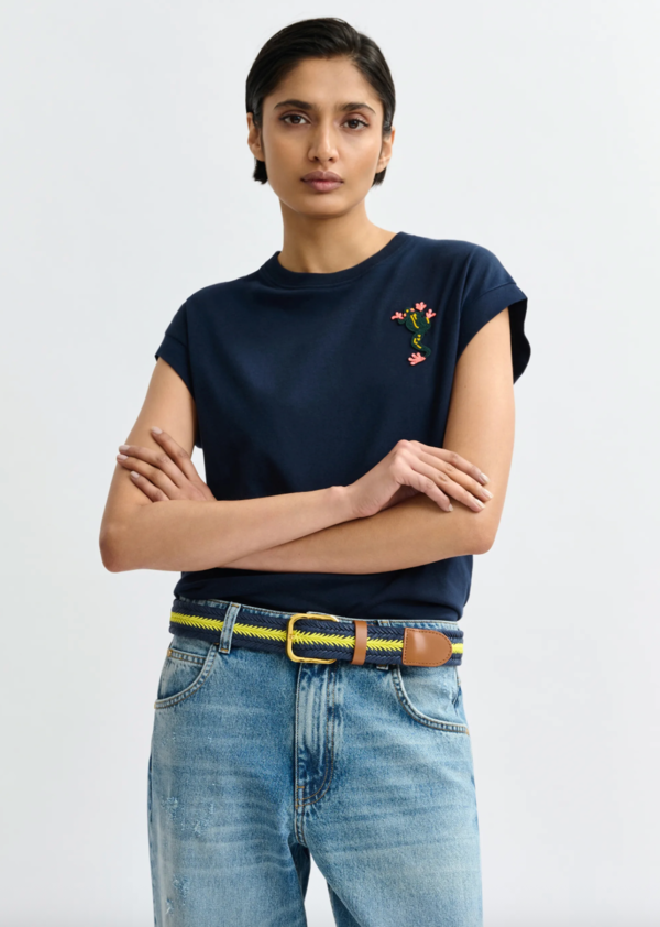Essentiel Antwerp Jungala Embroidered Tee
