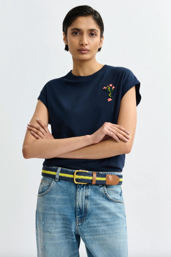 Essentiel Antwerp Jungala Embroidered Tee