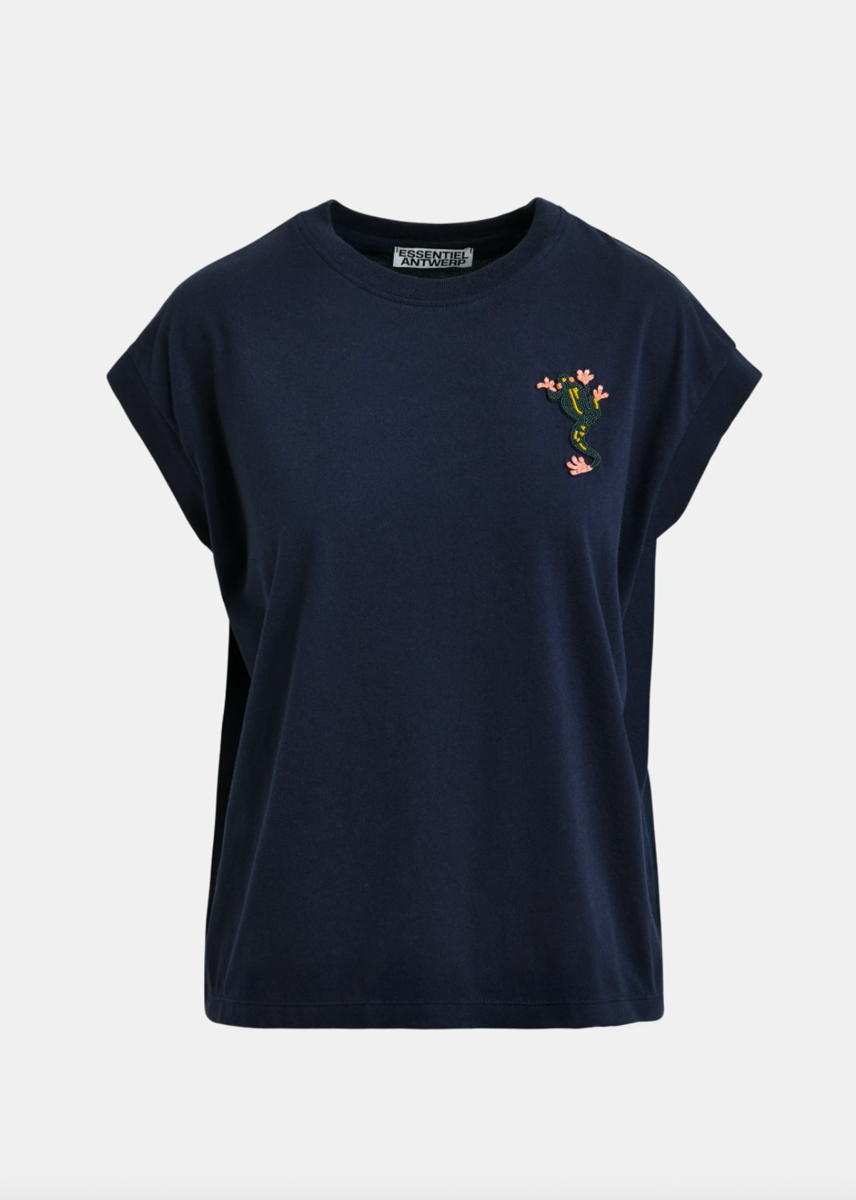 Essentiel Antwerp Jungala Embroidered Tee - Image 6 of 6