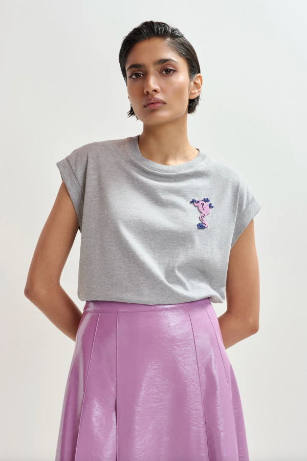Essentiel Antwerp Jungala Embroidered T-Shirt