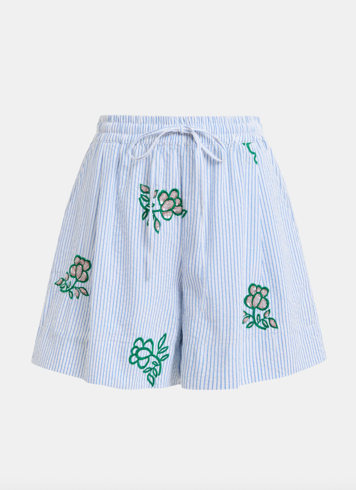Essentiel Antwerp Juste Embroidered Mini Shorts - Image 6 of 6