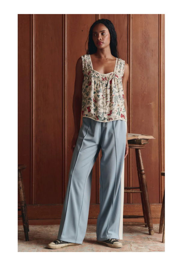 The Great. Victorian Pleat Tank in Floating Butterfly