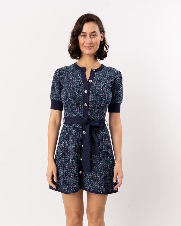 Shoshanna Harriet Dress - Blue Melange