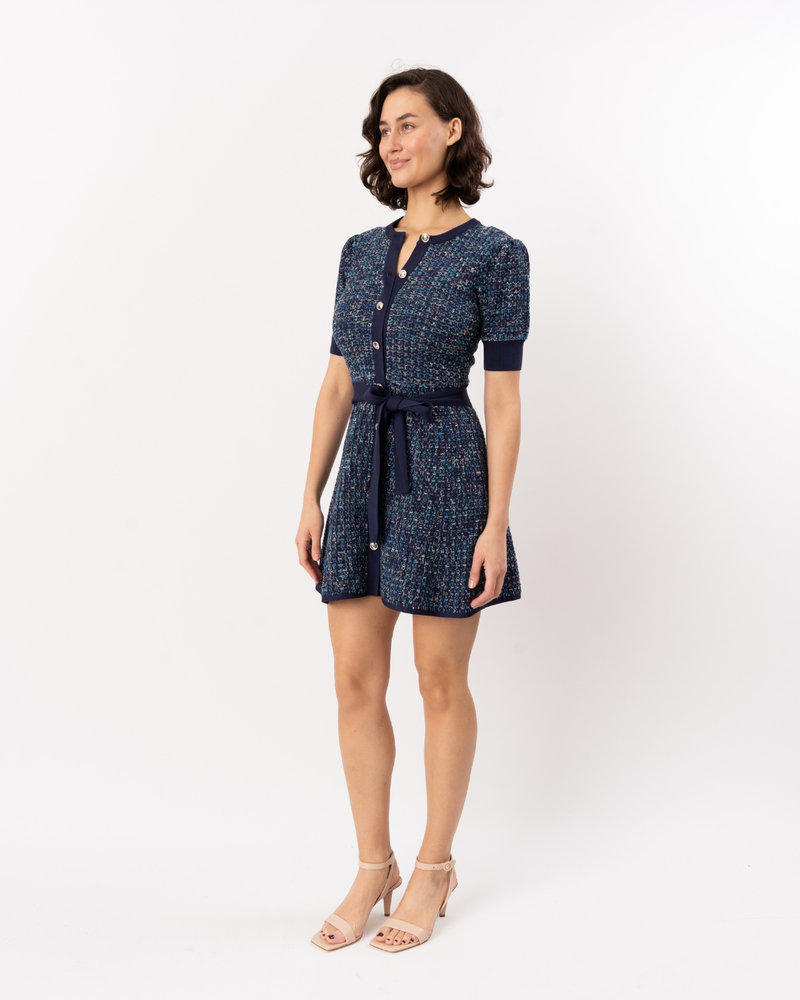 Shoshanna Harriet Dress - Blue Melange
