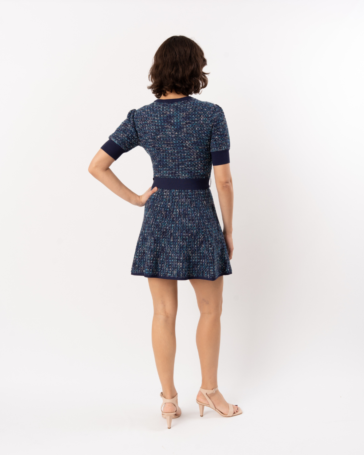 Shoshanna Harriet Dress - Blue Melange - Image 6 of 6