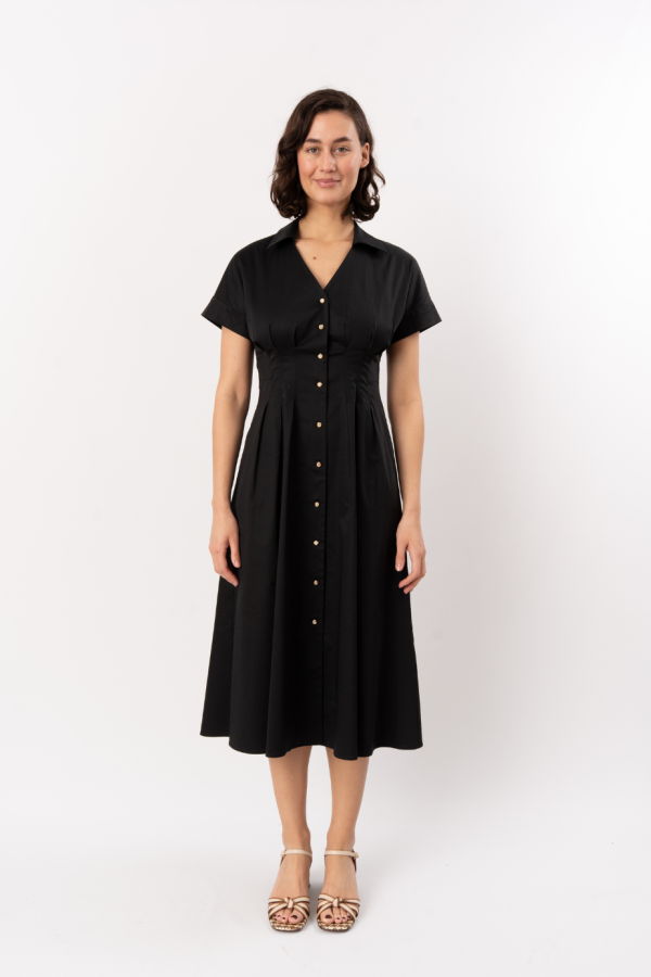 Shoshanna Josephine Dress - Jet Black