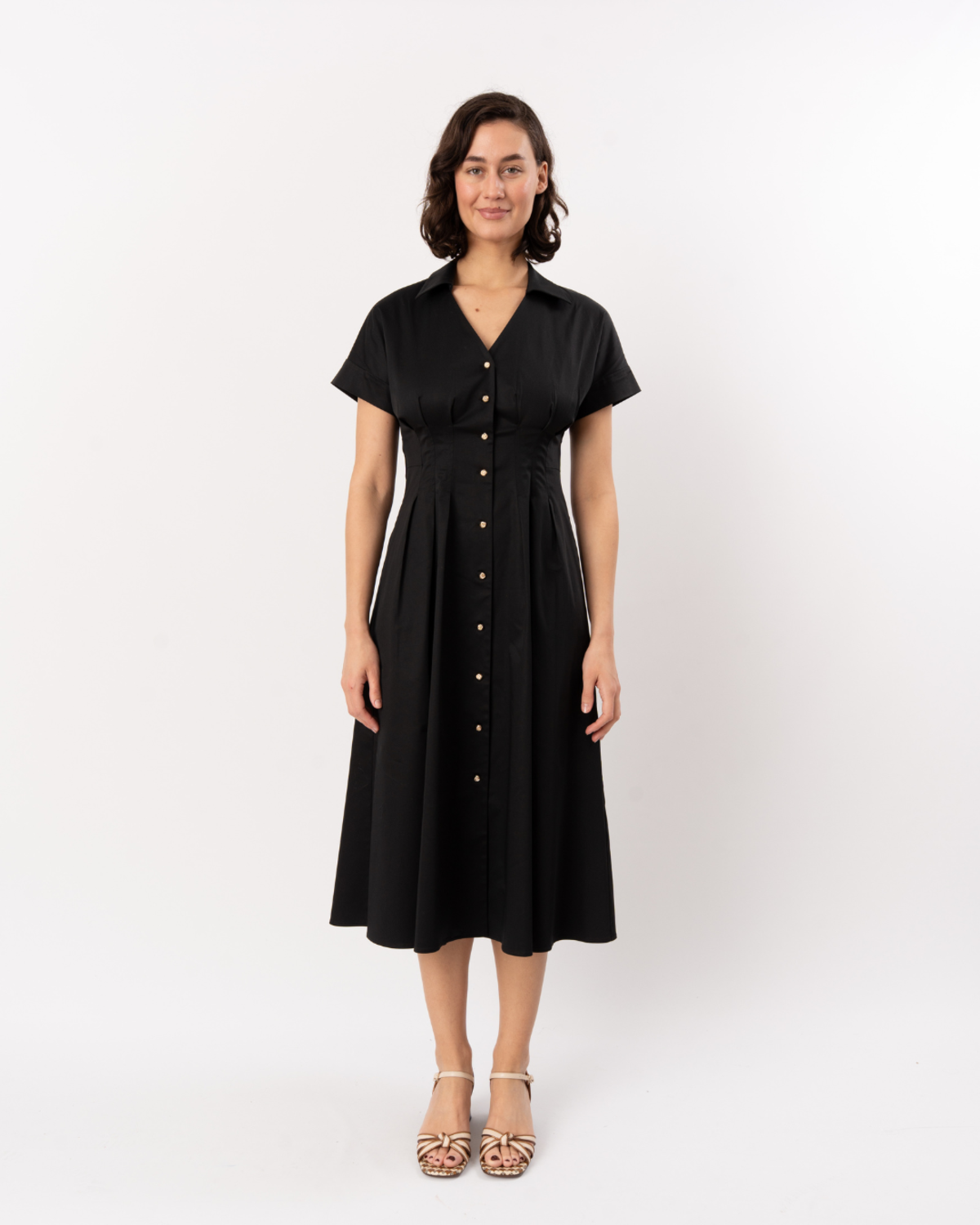 Shoshanna Josephine Dress - Jet Black - Image 1 of 6