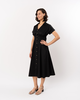 Shoshanna Josephine Dress - Jet Black - Thumbnail 3