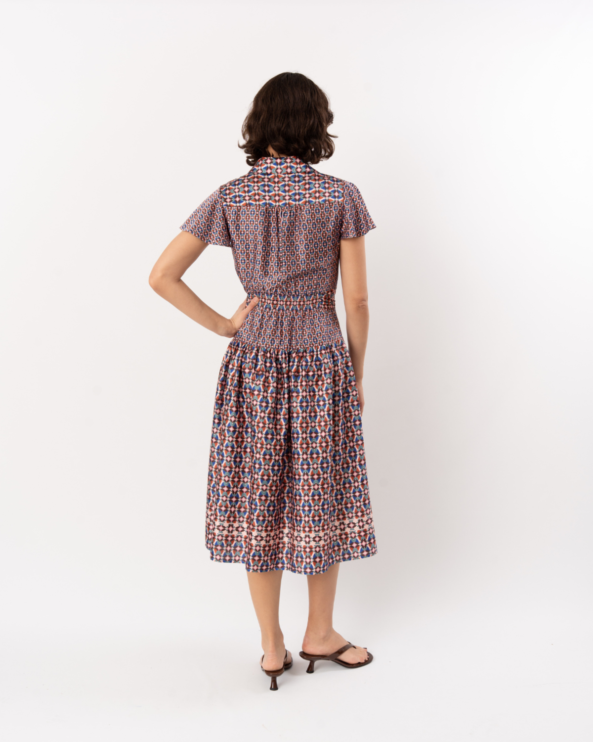 Shoshanna Kennedy Dress - Blush Multi - Image 6 of 6