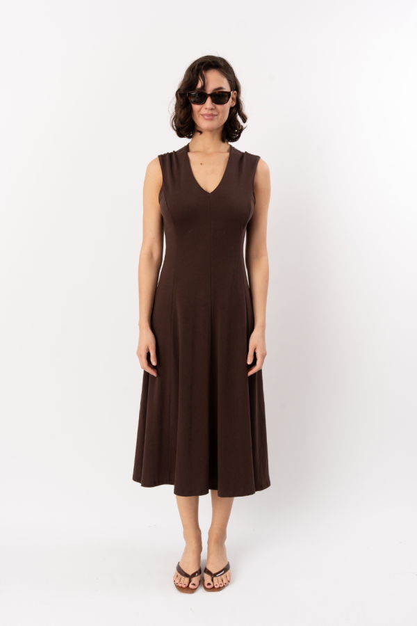 Frame The Studio Dress - Mocha