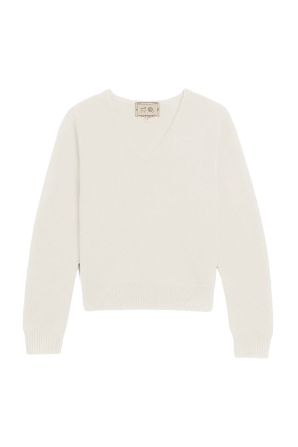 demylee Lia Cashmere Sweater - Ivory