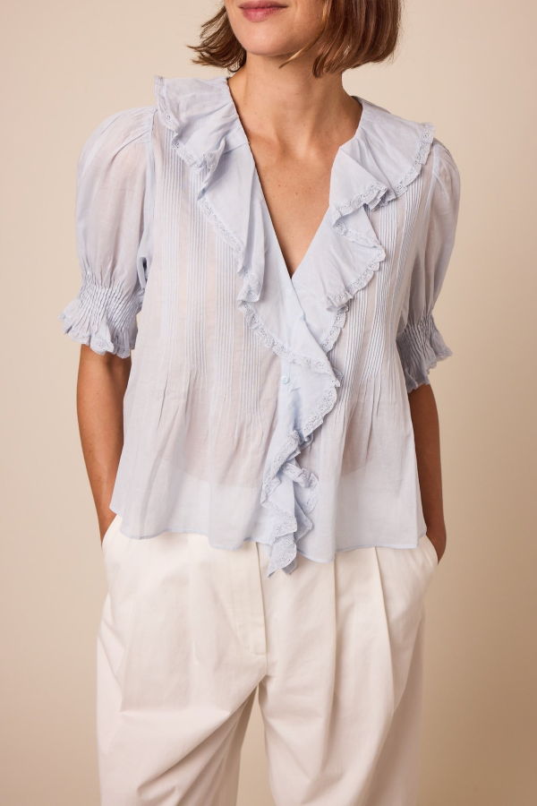 DÔEN Henri Top - Alice Blue