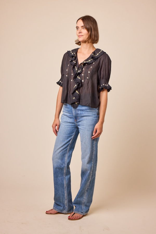 DÔEN Hettie Top - Black