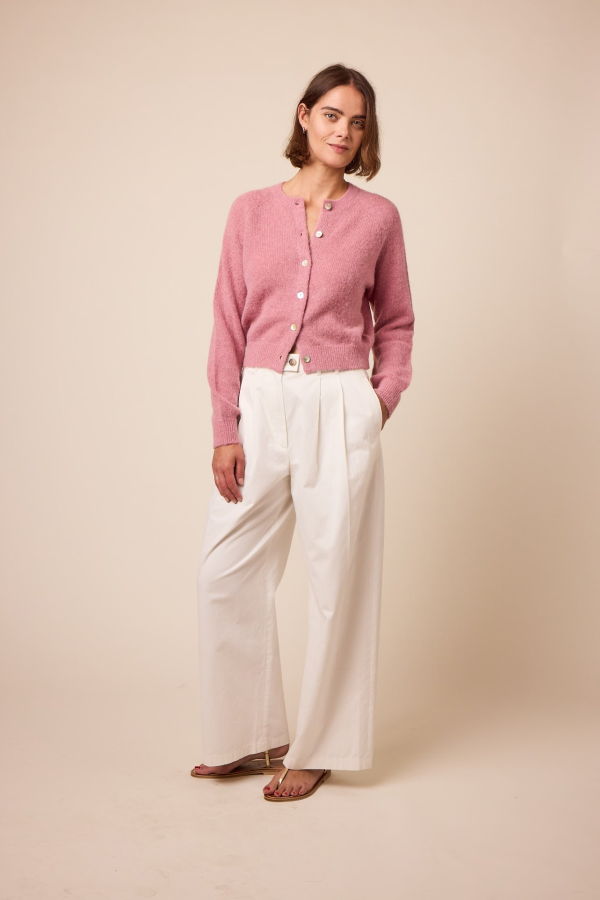 DÔEN Petra Cardigan - Rosebud