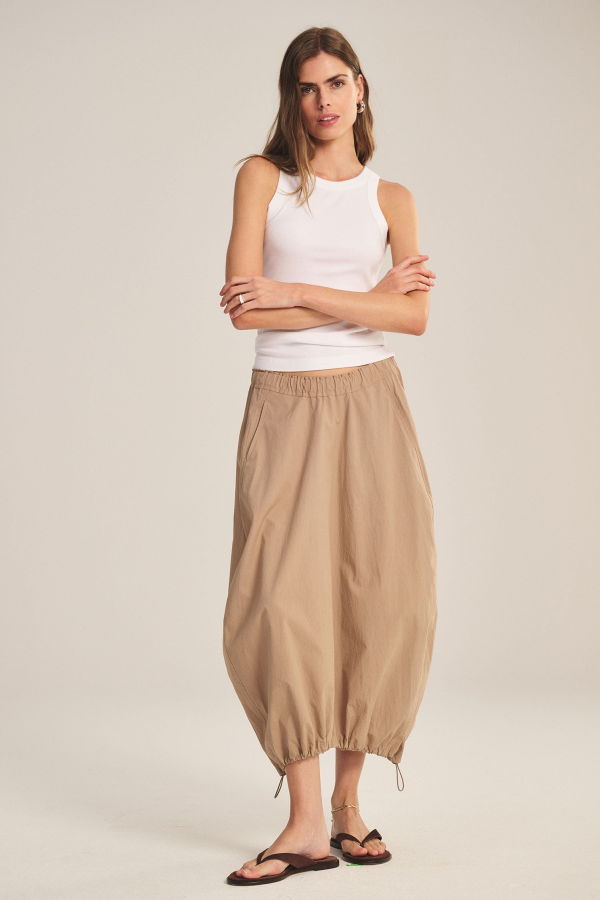 Velvet Hollis Poplin Skirt