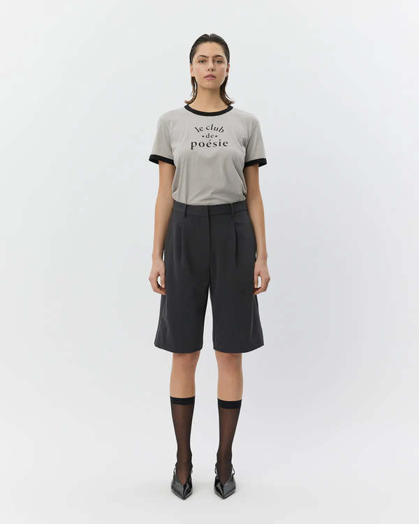 Sofie Schnoor Elsa Suiting Shorts - Dark Grey