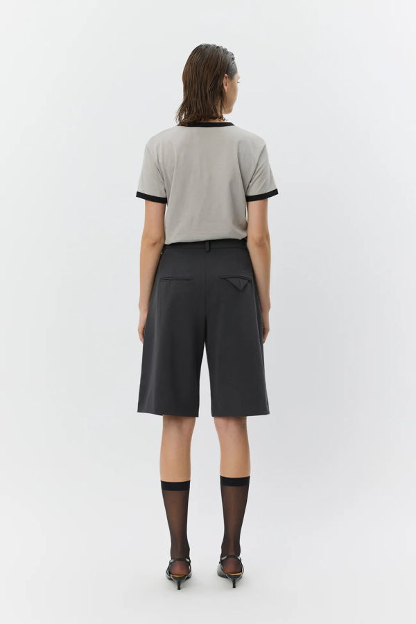 Sofie Schnoor Elsa Suiting Shorts - Dark Grey
