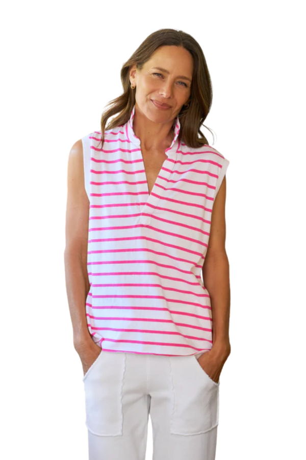 Frank & Eileen Olivia Popover Collar Tank