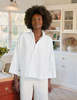Frank & Eileen Gabi Popover Shirt - White - Thumbnail 1