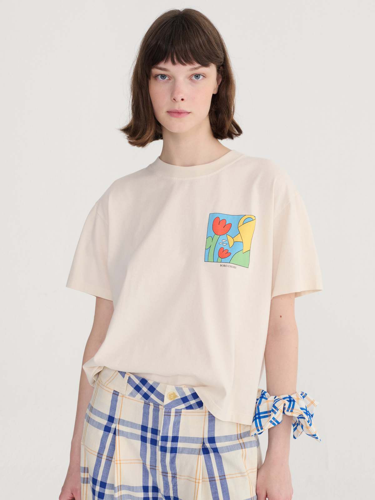 KIDS Bobo Choses Gardening Time Cropped T-Shirt - Image 2 of 4