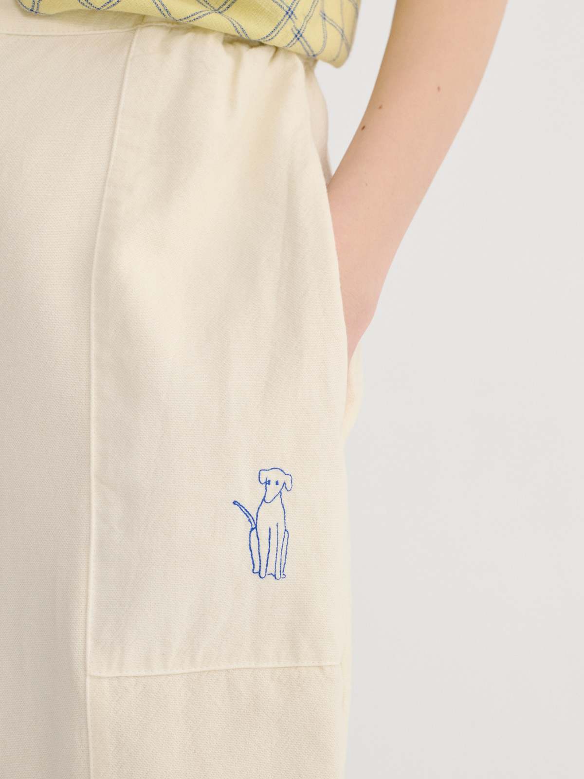 Bobo Choses Ecru Cocoon Pants - Image 2 of 6