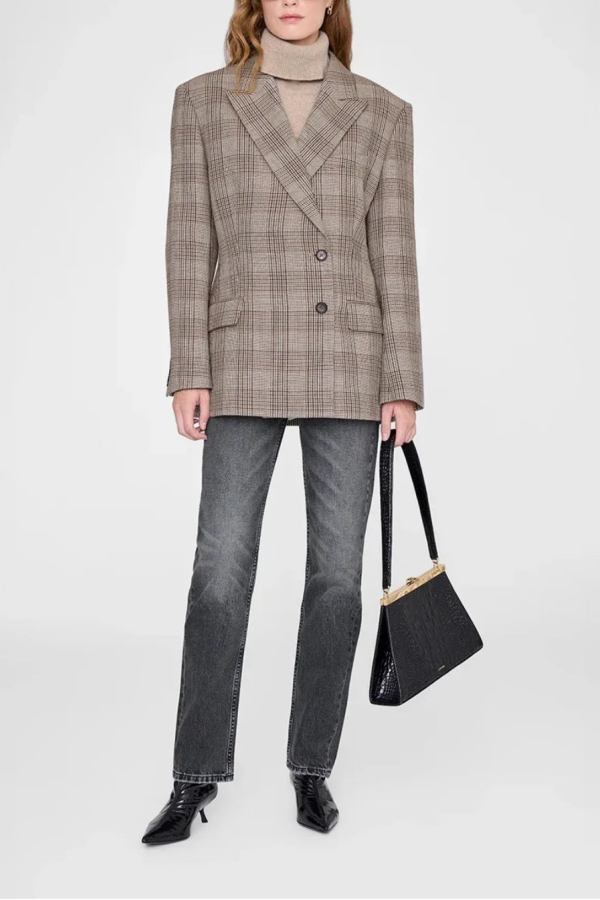 Anine Bing Aretha Blazer - Brown