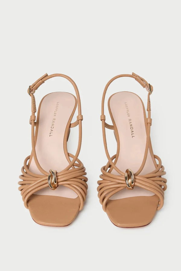 Loeffler Randall Minna Heeled Sandal - Dune