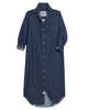 Frank & Eileen Rory Maxi Shirtdress Dress - Dark Wash Denim - Thumbnail 1
