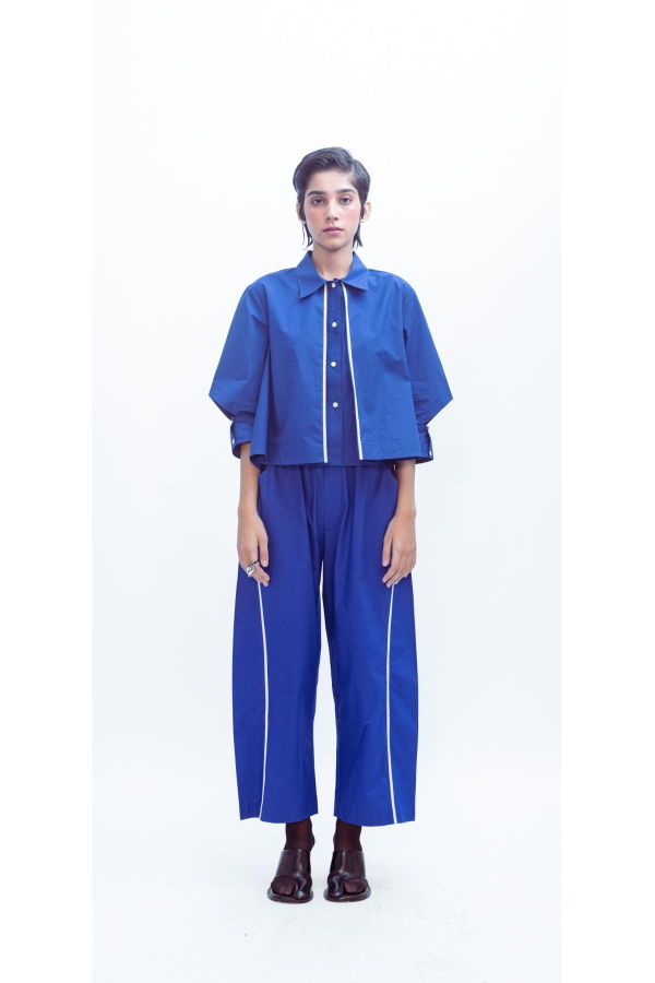 ARDDUN AGENCY Flux Shirt - Cerulean Blue