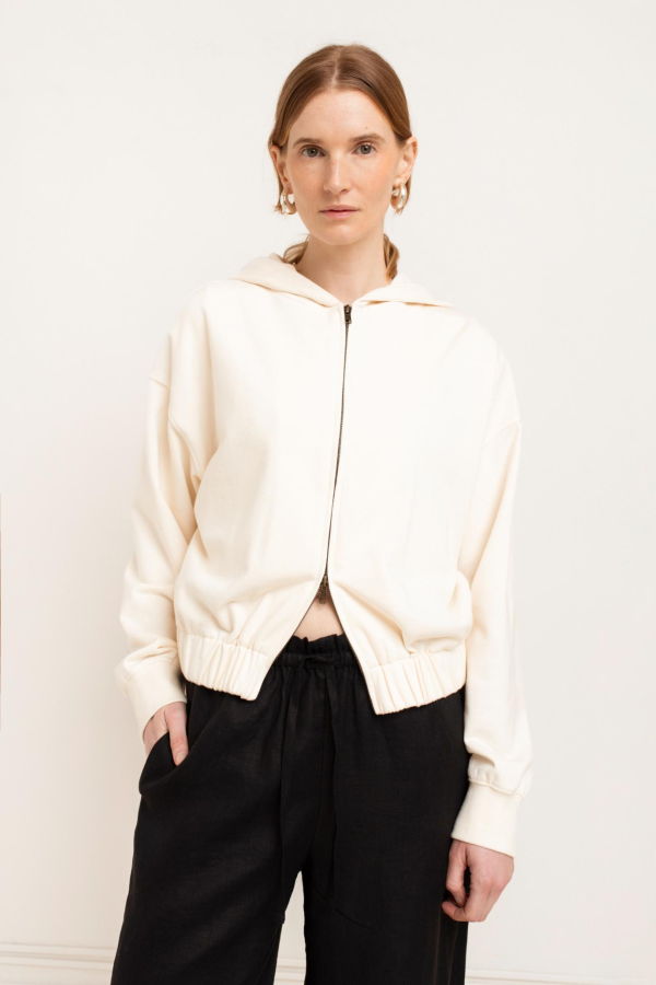 Paper Label Brea Zip-Up Hoodie Sweater