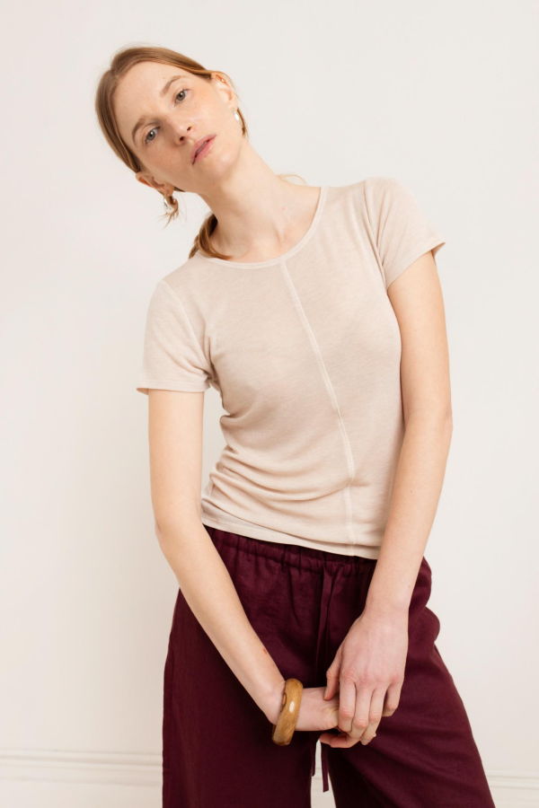 Paper Label Echo Sheer Tee