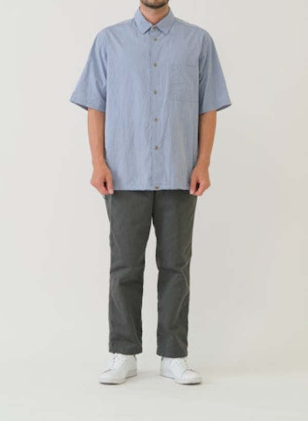 Sage de Cret Co Crinkle Typewriter Short Sleeve Shirt | Garmentory