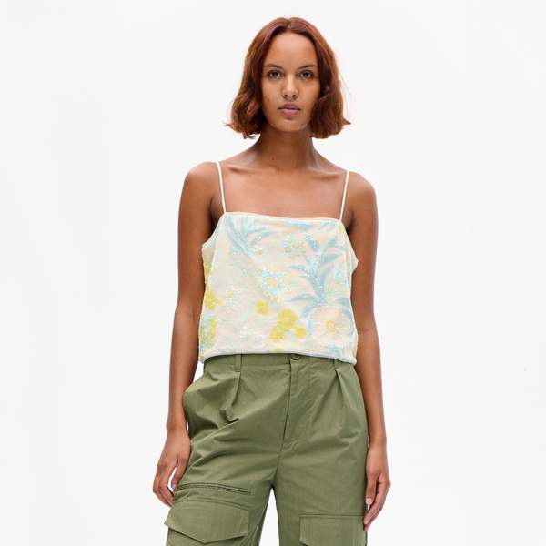 Baum und Pferdgarten Jovana Sequin Top - Pastel Sequins Flower
