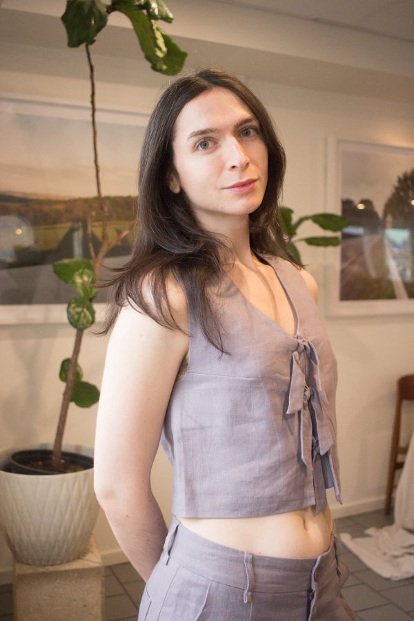 Eve Gravel Saxon Vest