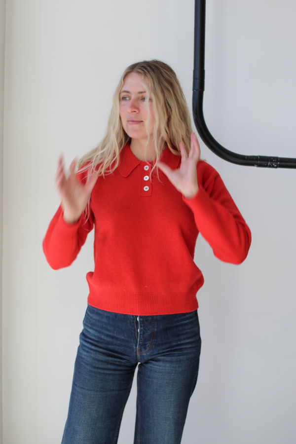 &Daughter Edith Polo Shirt - Poppy